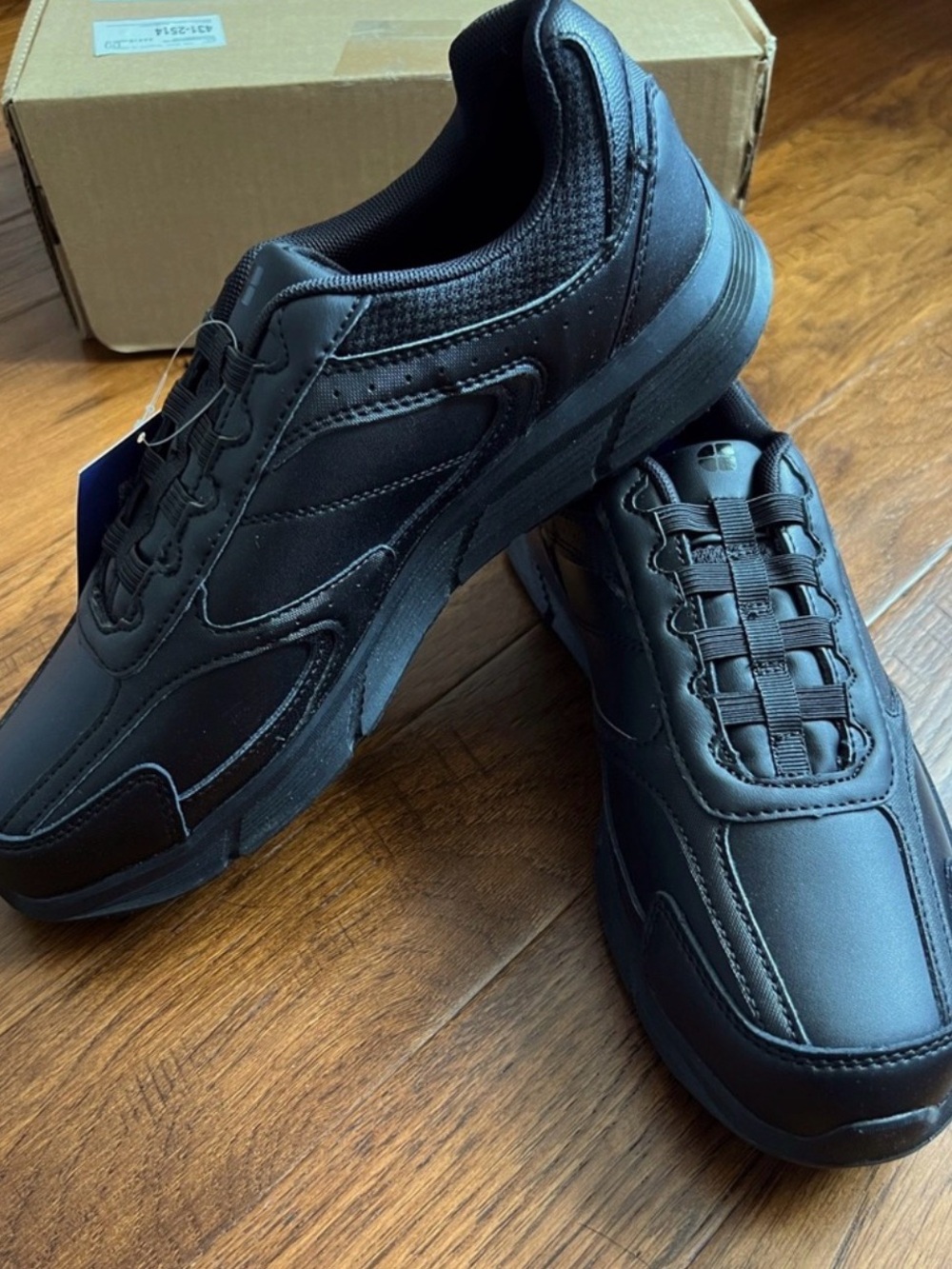 Shoes For Crews Women's Black Slip-Resistant Work Sneakers
